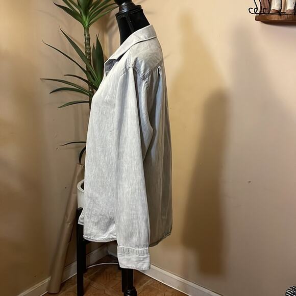 Black Brown 1826 Men's Linen Button-Down Shirt Lightweight & Classic - Picture 2 of 7